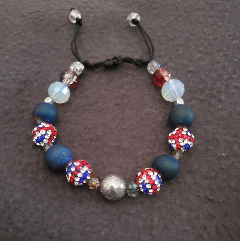 Handmade 4th of July Bracelet